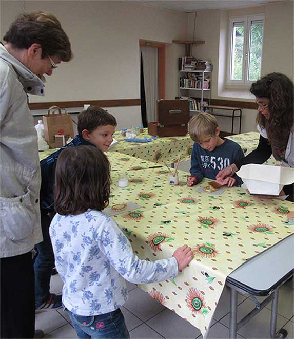 atelier enfants au musée du Protestantisme, Ferriàres,81