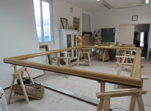 Le cadre dans l'atelier 